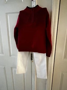 Tommy Hilfiger Pants/ Sweater Set Sz 7 Preowned  - Picture 1 of 11