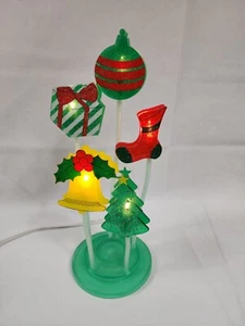 Christmas Lamp Bright Idea 5 Pc. Acrylic Christmas Lamp 11 3/4" Tall Table Top - Picture 1 of 24