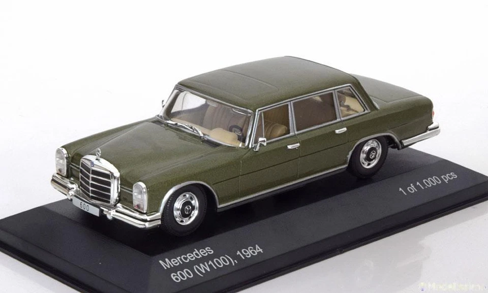 Mercedes Benz 600 W100 1964 Verde Metallico Whitebox WB176 1/43 - Immagine 1 di 1
