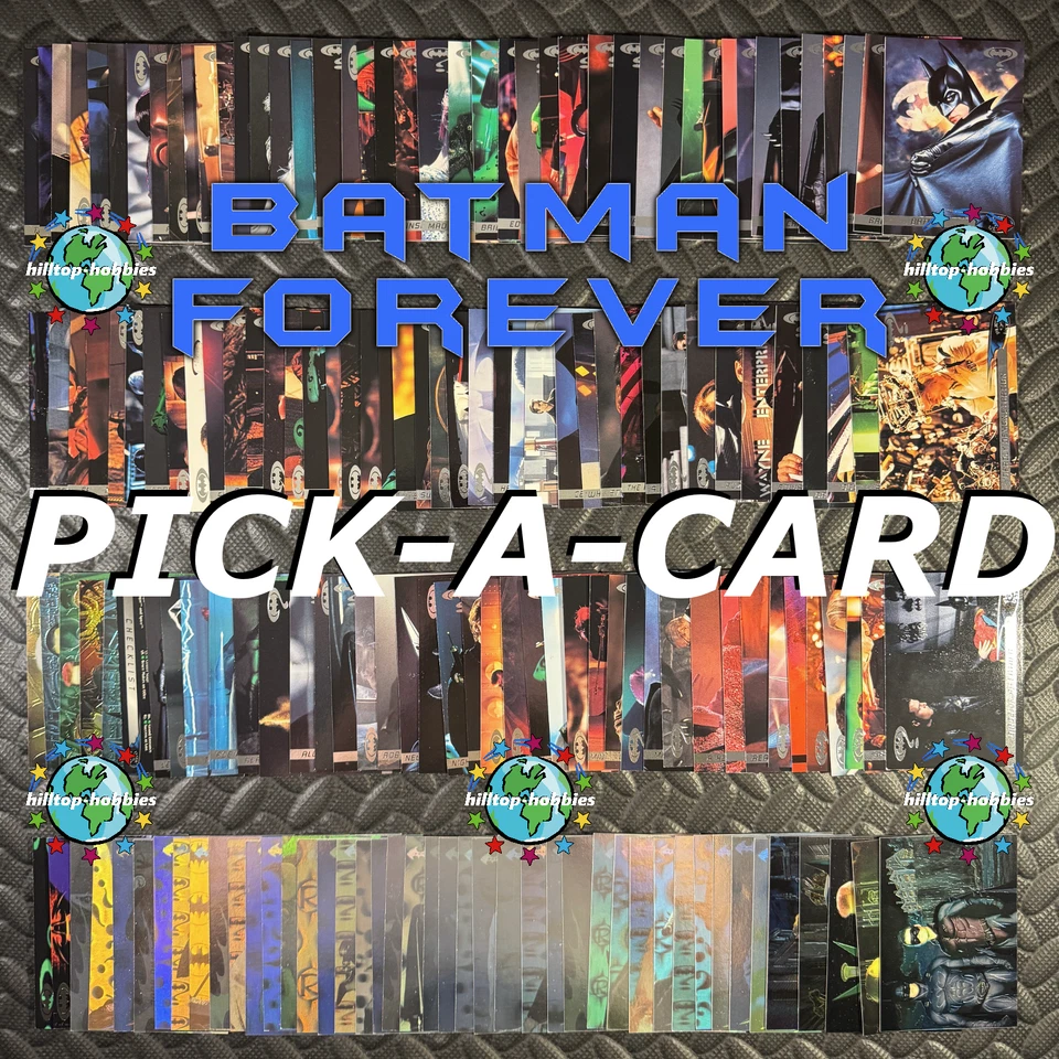 1995 FLEER ULTRA BATMAN FOREVER PICK-A-CARD 1-120 BASE,HOLOGRAM,ANIMACTION,G1,G2 - Image 1 of 1