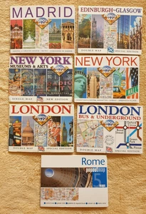 JOB LOT 7 POP OUT MAPS - Picture 1 of 3