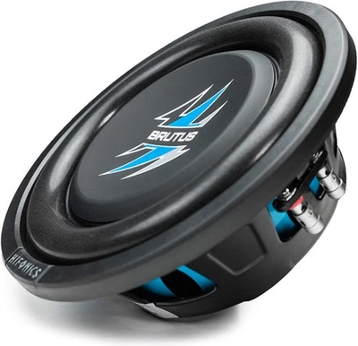 Subwoofer de montaje poco profundo Hifonics BXS8D4 Brutus (negro) subwoofer de 8 pulgadas, 400 vatios Foto 1 de 3