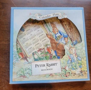 Wedgwood Peter Rabbit Kalenderteller 2001 originalverpackt Made in United Kingdom - Bild 1 von 10
