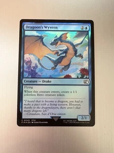 Dragoon’s Wyvern - 49 - Magic: Final Fantasy MTG - Common - FOIL - FFXI - Picture 1 of 2