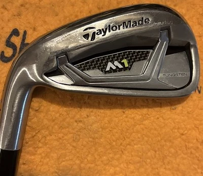 TaylorMade M1 Tungsten Single 7 Iron LH Left Handed M2 Reax 65 Flex-R Golf Club - Image 1 of 4