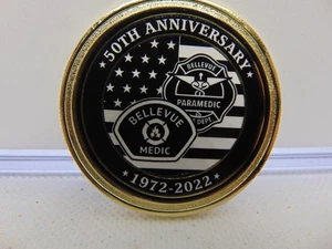 Challenge Coin Bellevue Medic 50Th Anniversary 1972 - 2022 Paramedic Medal - Picture 1 of 4
