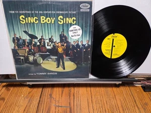 SOUNDTRACK/ PROMO/ EXCELLENT LP 1958 TOMMY SANDS "SING BOY SING" CAPITOL MONO LP - Picture 1 of 2