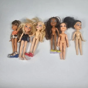 Lil Mini Bratz 4” Doll Lot of  6 Some TLC - Picture 1 of 12