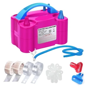 Ballonpumpe Elektrisch 600W Ballongirlande Bogen Kit Luftgebläse Inflator D3082 - Afbeelding 1 van 6
