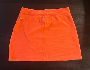 GONNA TENNIS LACOSTE DONNA SPUGNA ARANCIONE TAGLIA 38 - Foto 1 di 15