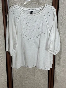 Top ligero con ojales blancos GAP para mujer XL ¡DEBES VERLO! - Imagen 1 de 6