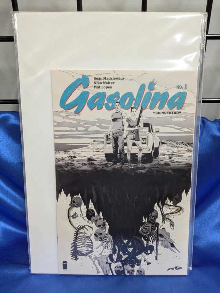 GASOLINA #1 NM RETAILER EXCLUSIVE ASHCAN - IMAGE 2017. We Combine. We Pack Well. - Image 1 of 1