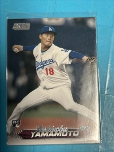 Topps Stadium Club 2024 - Yoshinobu Yamamoto Los Angeles Dodgers #114 (RC) - Imagen 1 de 3