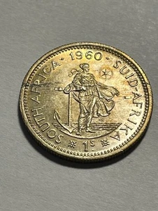 1960 South Africa 1 Shilling/Silver/VF++ #20547 - Picture 1 of 2