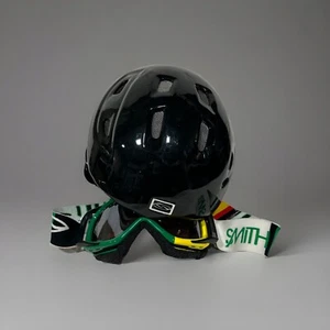 SMITH LOCATION SKIHELM SCHWARZ GLÄNZEND GRÖSSE LARGE 59 - 63 CM UND SMITH GOOGLES - Bild 1 von 17