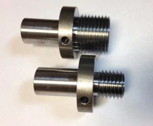 Torno ornamental / mandril de cúpula de motor rosa con perno de pinza de 1.00" - Imagen 1 de 2