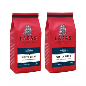 Lacas Coffee Company Mezcla de Invierno Tostado Medio Paquete de 2 12oz - Imagen 1 de 6