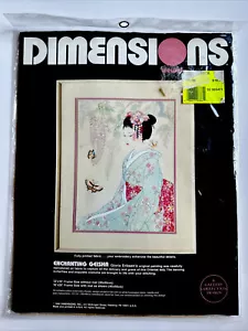 Raro Kit Ricamo Geisha Incantevole Gntg 1988 Dimensione 1359 Orientale - Foto 1 di 3