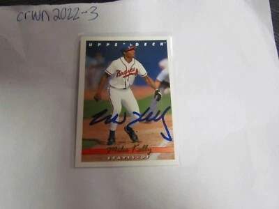 1993 Upper Deck Mike Kelly SIGNED BASEBALL CARD - Image 1 of 2