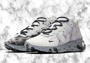 Men’s Size 13 Nike React Element 55/Kendrick Lamar Running Wolf Grey CJ3312-001 - Picture 1 of 7