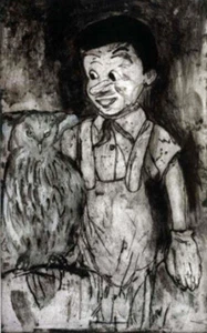 Jim Dine " Boy And Owl " MAKE OFFER - Picture 1 of 1