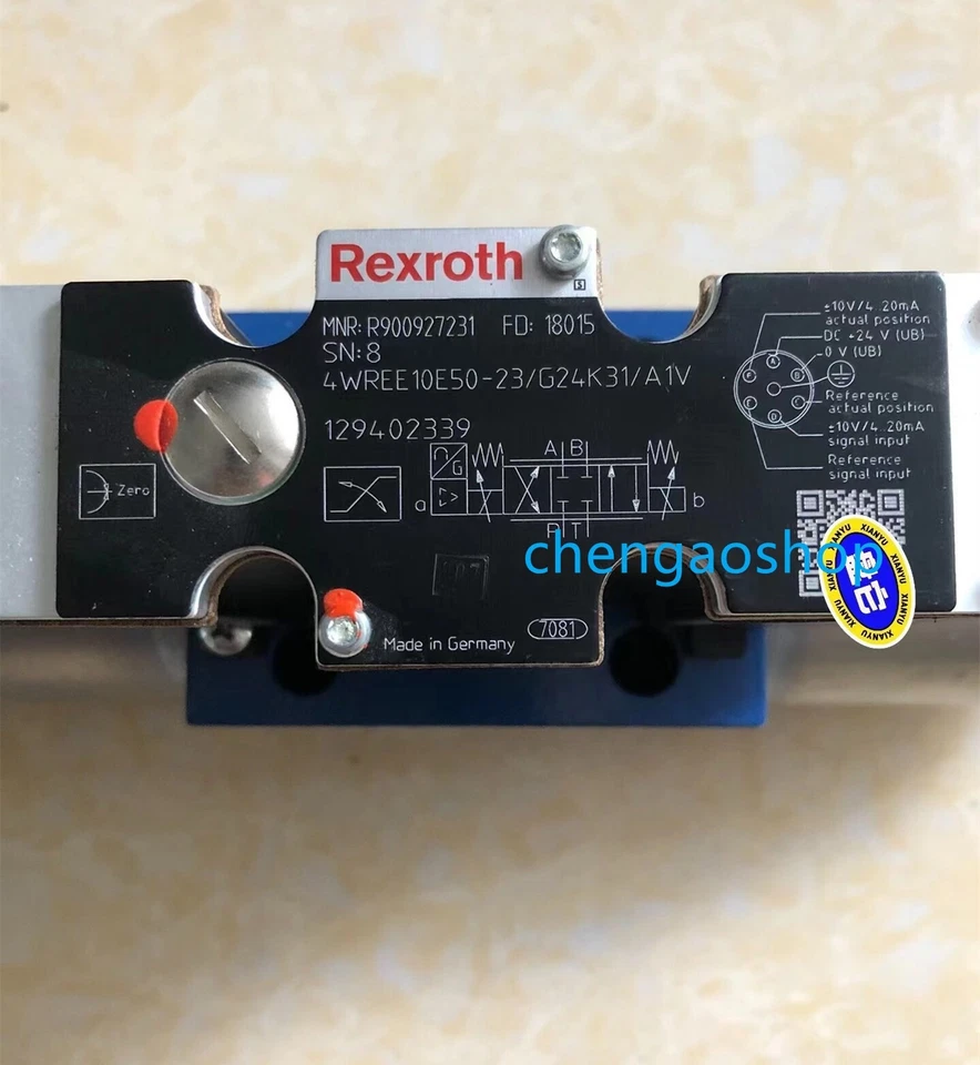 Rexroth R900927231 4WREE10E50-23/G24K31/A1V Brand NEW (by Fedex/DHL) #U4030D YG - Image 1 of 1