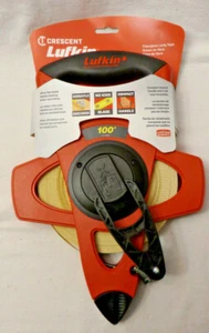 Neu Crescent Lufkin L1706N 100 Fuß Maßband, weiß & gelb 1/2 Zoll Klinge - Bild 1 von 8