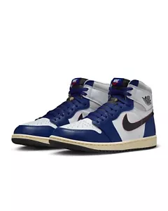Size 9.5 Air Jordan 1 Retro OG Rare Air High Deep Royal Blue DZ5485-100 - Picture 1 of 5