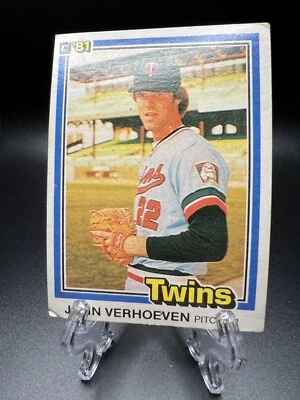 1981 Donruss - #564 John Verhoeven Twins - Image 1 of 2