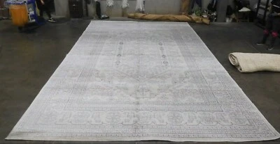 IVORY / SILVER 12' X 18' Stained Rug, Reduced Price 1172626900 ADR108B-1218 Foto 1 de 4