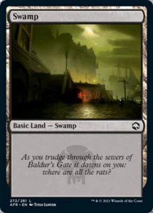 MTG 4x SWAMP 272 EXC - PALUDE - AFR - MAGIC - Foto 1 di 1