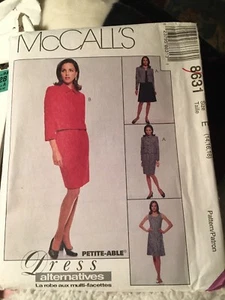 Mccalls Schnittmuster 8632, Gr. E, 14 bis 18. Schnittmuster für Kleid, Rock und Jacke. - Bild 1 von 2