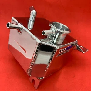 SUBARU HEADER TANK STI WRX WILL FIT 1993 - 2015. MIRROR POLISHED ALUMINIUM - Picture 1 of 13
