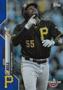2020 Topps Opening Day JOSH BELL Blue Foil #197 Pirates QTY Avail - Picture 1 of 1
