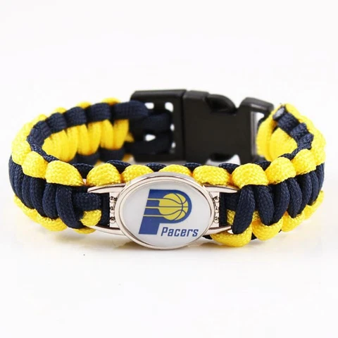 INDIANA PACERS PARACORD BRACELET - NBA BASKETBALL Cover