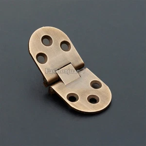4PCS Solid Brass Butler Tray Hinges Desktop Countertop 180° Folding Flap Hinges - Picture 1 of 10