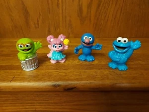 Sesame Street Workshop 3" Plastic Figures Lot Of 4 Toys Hasbro 2013  - Picture 1 of 19