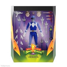 Super7 Ultimates  Mighty Morphin Power Rangers Wave 3 Blue Ranger Figure