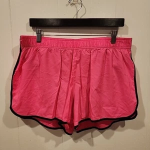 VSX The Player by Victoria Secret Sport Run Shorts Hot Pink Large New Lined - Picture 1 of 10