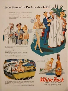Vintage 1946 white rock sparkling water print ad. Keeps you sparkling too - Picture 1 of 1