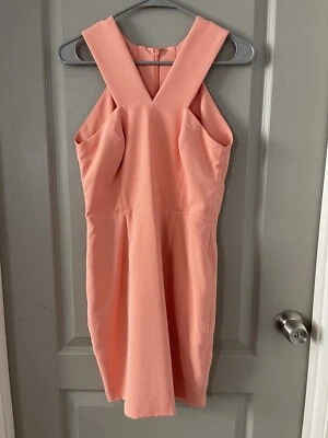 AQ/AQ Light Orange Cutout Dress Casual Party Women Size 6 - Image 1 of 4