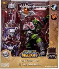 World Of Warcraft 7" Static Figure Common Wave 1 Orc Warrior & Shaman IN STOCK