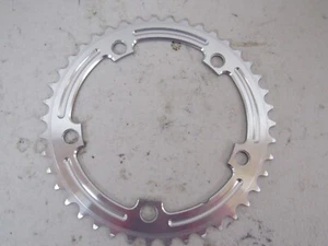 FSA Gimondi Relieved Silver Chainring 130x42T- 3/32 5 hole Single Speed/Track - Picture 1 of 4