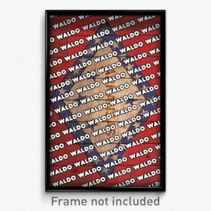 Póster de Waldo Arkansas (estampado de ciudad de recuerdo de AR 11x17) - Imagen 1 de 1
