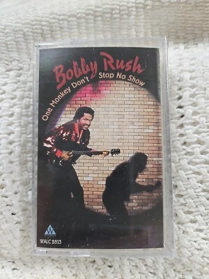 BOBBY RUSH One Monkey Don't Stop No Show 1995 Cassette Tape SEALED ca36 - Image 1 of 2