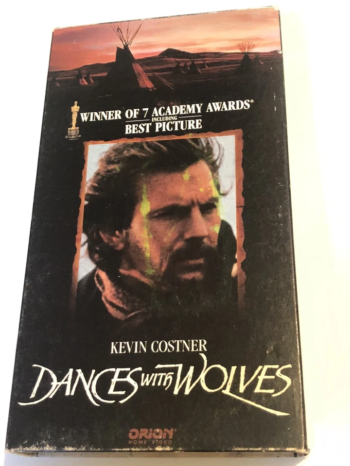 Dances With Wolves VHS Tape Kevin Costner Graham Greene Mary McDonnell - Image 1 of 3