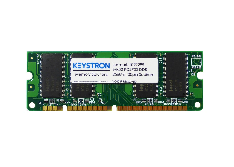 1022299 256MB 100pin DDR SODIMM Memory for Lexmark E360 E360D E360DN Printer - Image 1 of 1