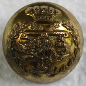 Victorian UK Army:"ARGYLL & SUTHERLAND HIGHLANDERS BRASS BUTTON" (Large, 23mm) - Picture 1 of 4