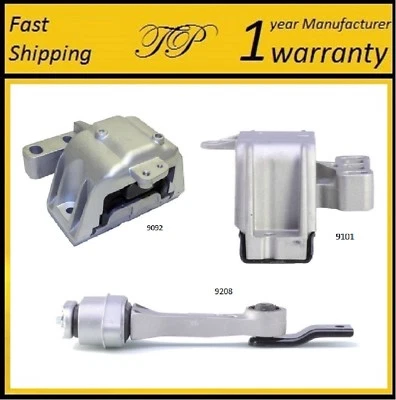 3 PCS MOTOR & TRANS MOUNT FOR 1998-2006 Volkswagen Jetta 1.8L & 2.0L - Image 1 of 4