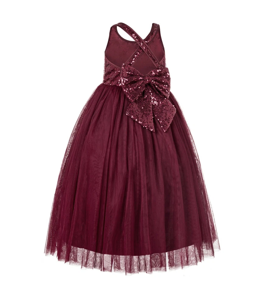 Wedding Flower Girl Dresses Sequins Holiday Dresses Pageant Dress Formal Dresses - Image 1 of 1